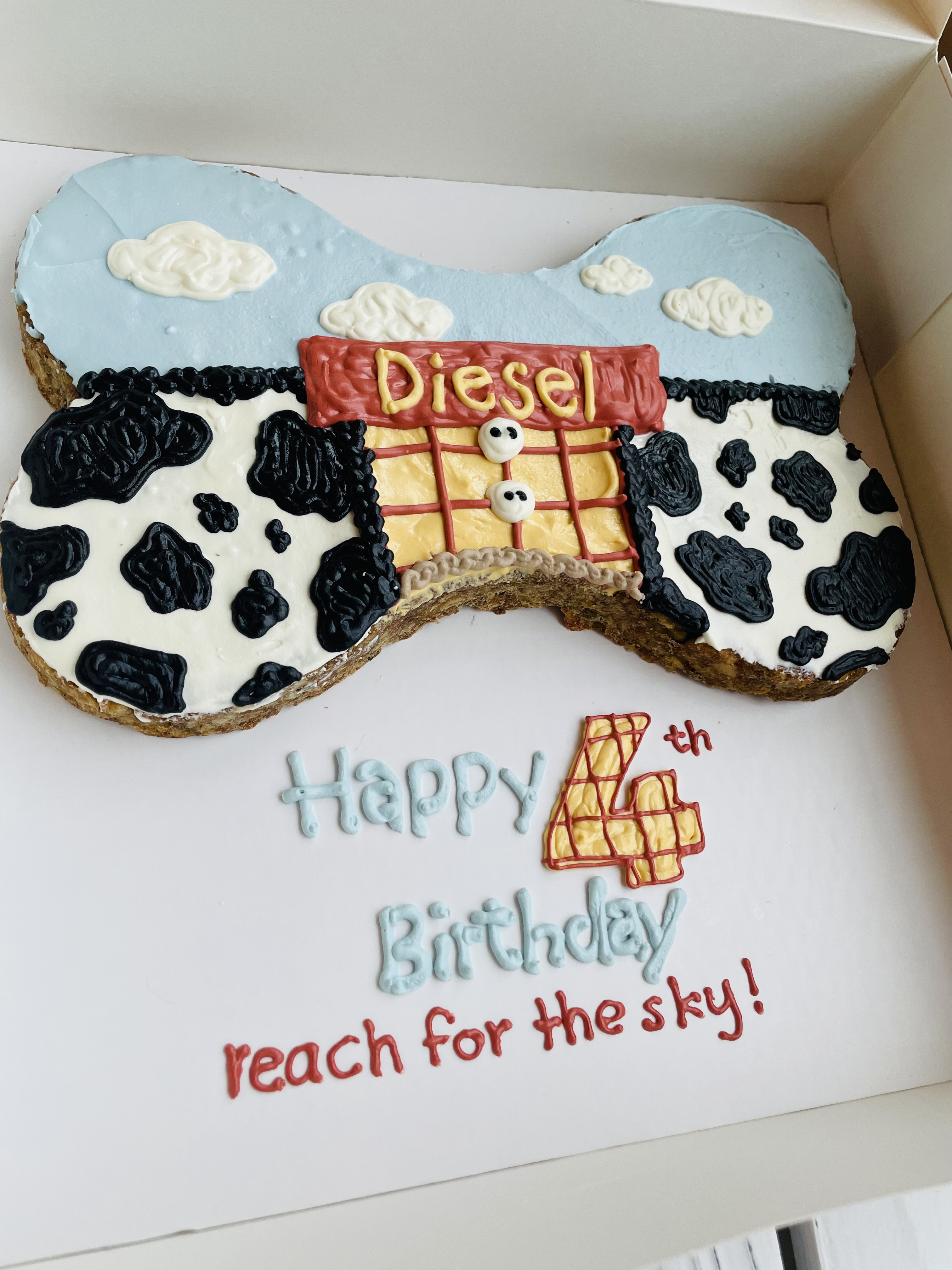 Bone Cookie Cake